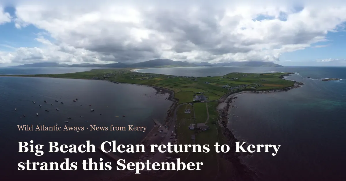 Big Beach Clean returns to Kerry strands this September