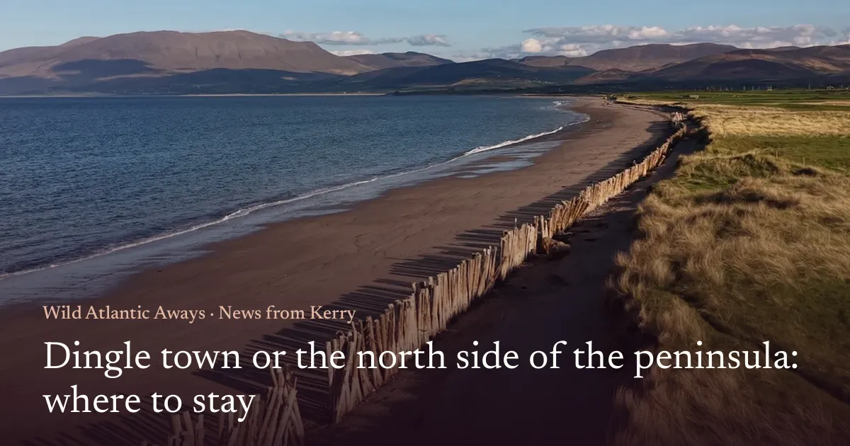 Dingle town or the north side of the peninsula: where to stay