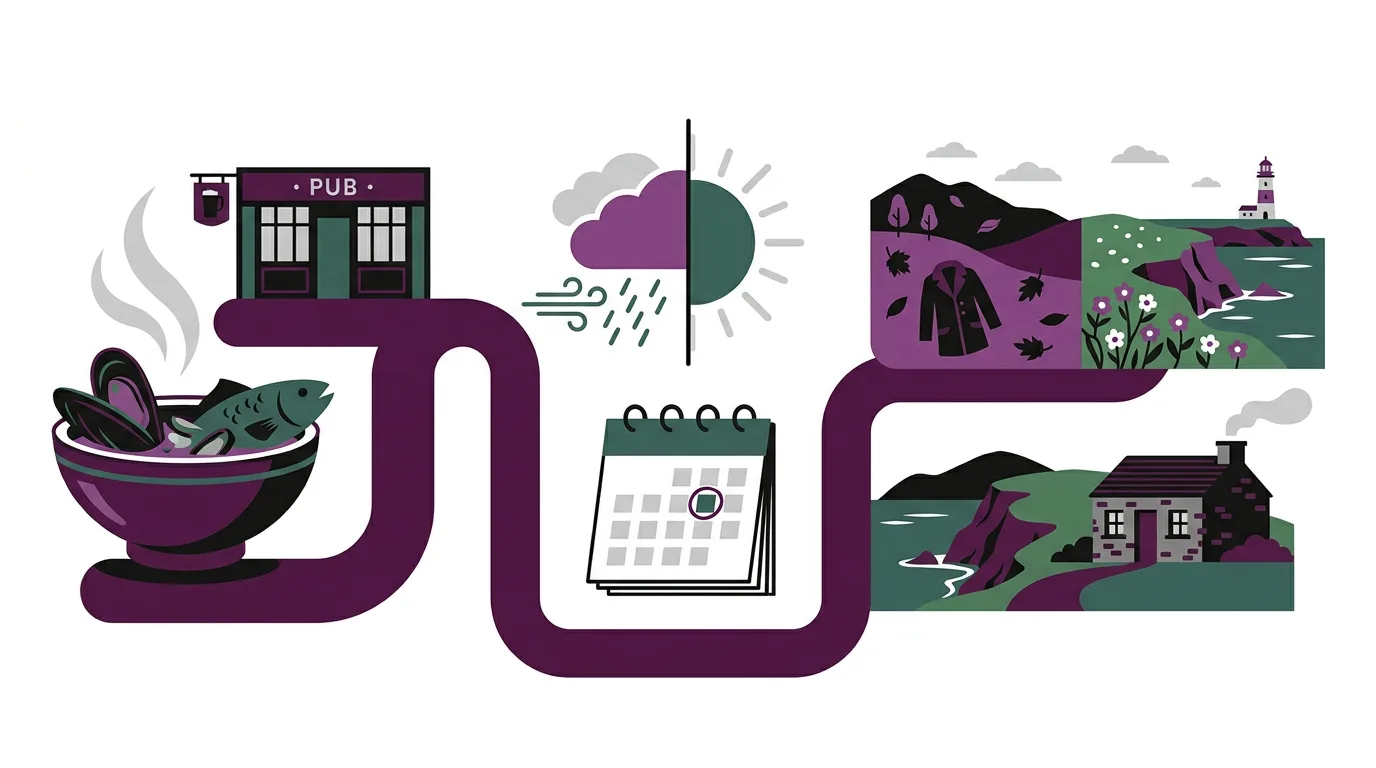 5. Confirm food, weather and seasonal details before booking