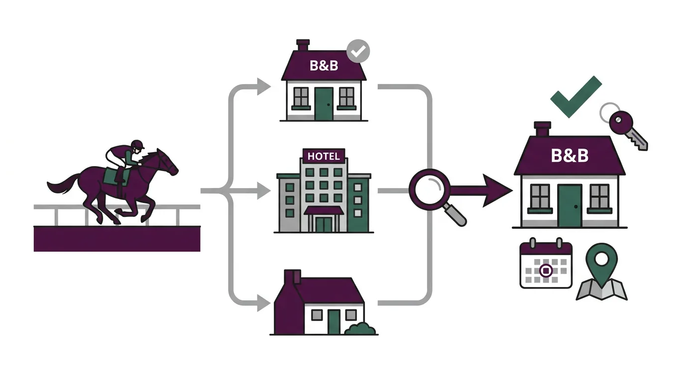 A worked example of choosing Listowel Races accommodation